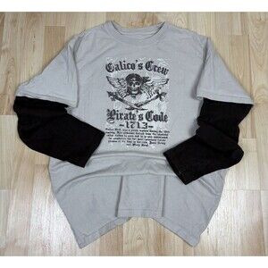 Vintage Y2K Faded Glory Graphic Long Sleeve T-Shirt / Y2K / Fits Men’s Small